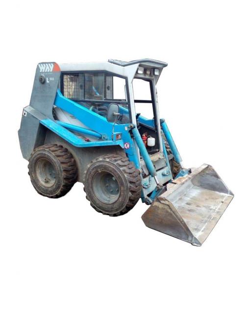 Smykový nakladač LOCUST 752 s obsluhou